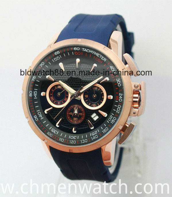 Best Gold Plated Stainless Steel Bracelet Wrist Watch for Man and Woman
